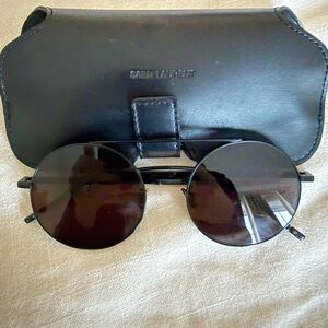 Saint Laurent Black Sunglasses with Case